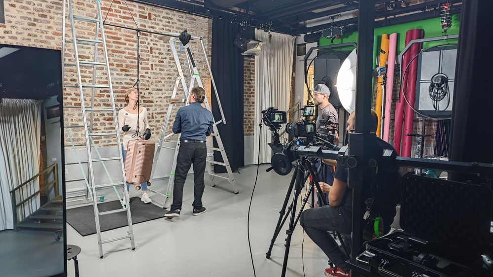 fotky z testování kufrů